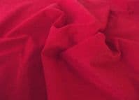 Faux Suede Suedette 100% Polyester Fabric Materia 170g - RED